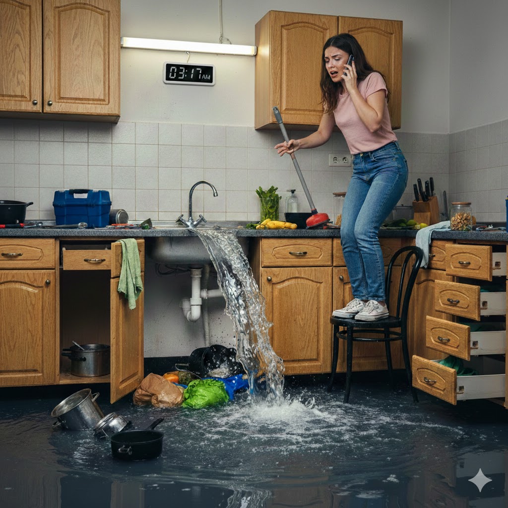 Sanitär Notfall & Klempner 24h für Küche und Wasserschaden in Männedorf, Meilen und am Zürichsee